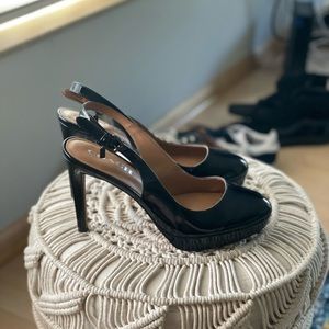 Coach sling back heels